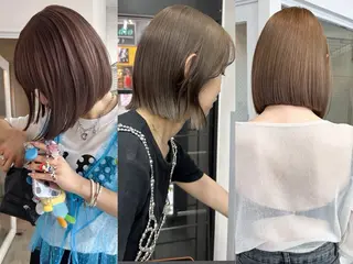 ミディアム bless所属・韓国ボブ天文館 🎀kanon🎀のヘアスタイル