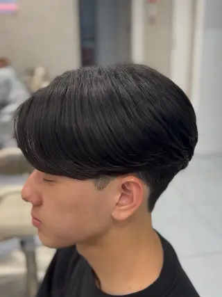 ミディアム パーマ メンズ 🔮メンズ縮毛矯正 毛流れパーマ💎竹永のヘアスタイル