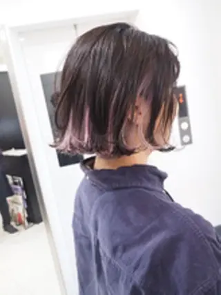 ショート カラー 前田 桃花のヘアスタイル