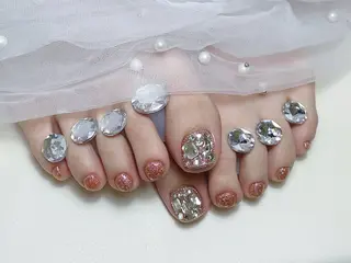 ネイル 【Eclat ｴｸﾗ】nail＆beauty所属・Eclat〔ｴｸﾗ〕 MOEKA𝜗𝜚*のネイルデザイン