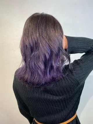 ミディアム カラー _WHITE 天神店のヘアスタイル