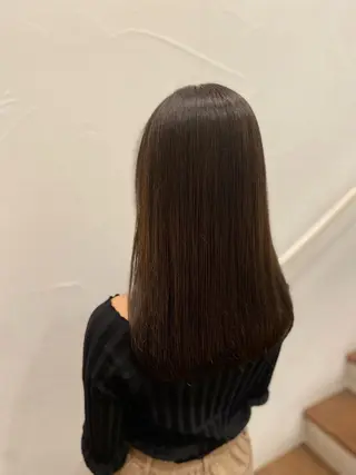 セミロング カラー Ash中目黒店 榊間茜のヘアスタイル