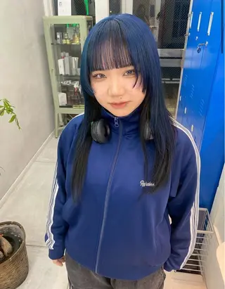 ロング カラー ユリナ /Chlori淡路店のヘアスタイル