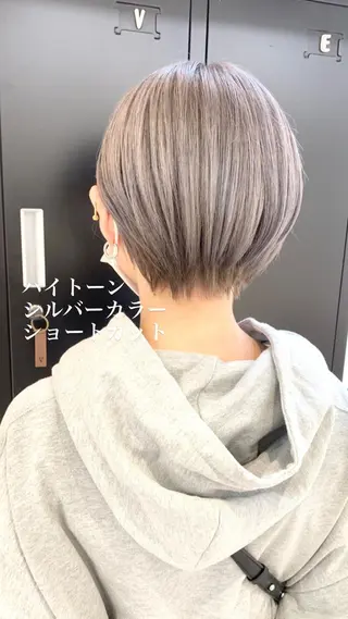 ショート カラー 似合わせカラー/艶 髪質改善/ヨシザキのヘアスタイル
