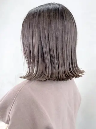 ミディアム カラー パーマ ヘアアレンジ ITbyALBUM 浦和店のヘアスタイル