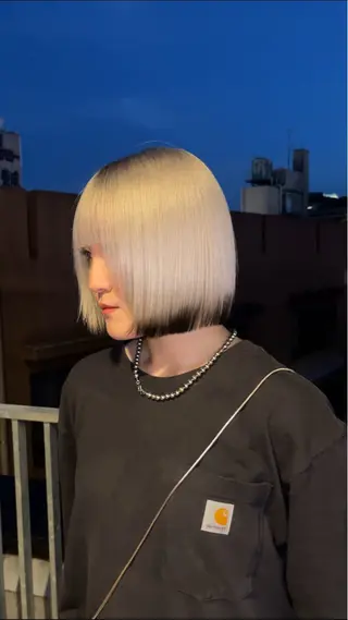 カラー 姫夏 /ハイトーン艶髪🎀のヘアスタイル