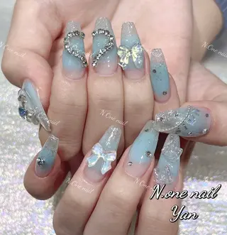 ネイル 長いだし/スカルプ/ パラシェルN.oneのネイルデザイン