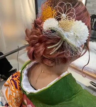 ヘアアレンジ ボブカット/アレンジ /さきのヘアスタイル