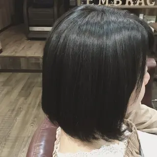 ミディアム カラー パーマ embrace エンブレイスのヘアスタイル