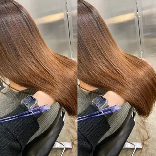 ロング WERULE pivot cross店所属・髪質改善/岡﨑 亮のヘアスタイル