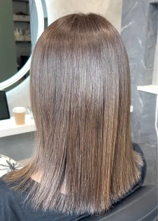 ミディアム カラー 髪質改善SALON MIST＋所属・阪神尼崎駅徒歩2分 半個室サロン　小田稔のヘアスタイル