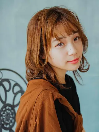 ミディアム 松本 浩太朗のヘアスタイル
