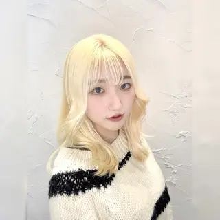 セミロング カラー ♥️ルフ🐒 ミレイ♥️のヘアスタイル