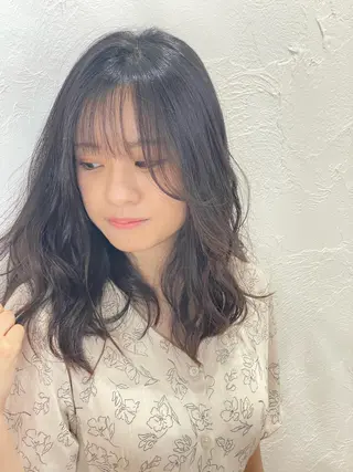 セミロング パーマ FELICE of hair所属・FELICE of hair 田口千尋のヘアスタイル