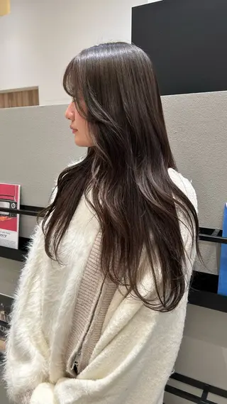 ロング カラー 透明感カラー k-twoういのヘアスタイル