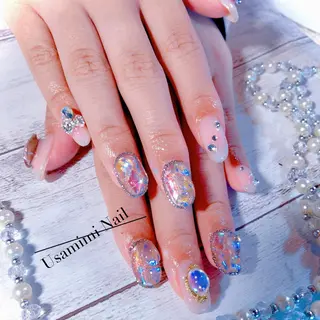 ミディアム ネイル USAMiMi 🐰💕のネイルデザイン