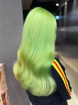 ロング カラー 紬/enne/ブリー チ/ハイトーンのヘアスタイル