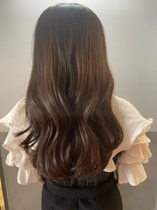 ロング カラー レイヤーカット/ 縮毛矯正/ミサキ💐のヘアスタイル
