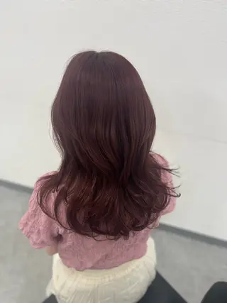 カラー ベージュ・ラベンダー カラー🎀りりのヘアスタイル