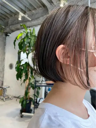 ショート カラー Cadre新小岩🫧 栗原葵のヘアスタイル