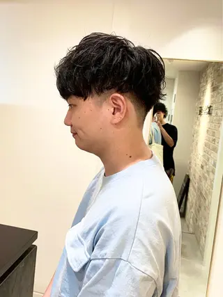 ショート メンズ ボブ/髪質改善/ レイヤー/池澤慎人のヘアスタイル