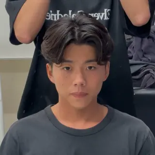 パーマ メンズ メンズ特化✨️ 韓国風パーマ🔥一八のヘアスタイル