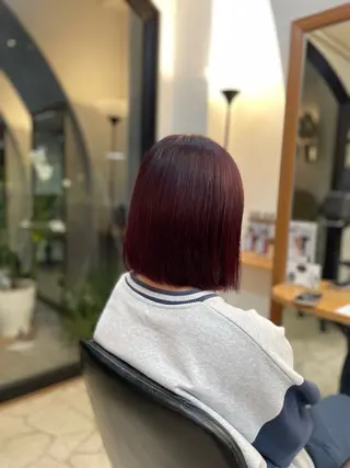 ミディアム カラー スーパーカット　tip&toe所属・松山弘樹/ 佐倉/髪質改善のヘアスタイル