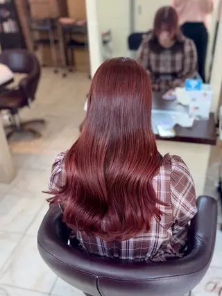 ロング カラー 🎀透明感カラー 🐈ナズナのヘアスタイル