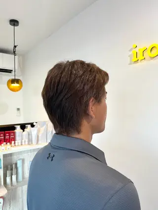 ショート カラー メンズ イロアイヘアー Renのヘアスタイル