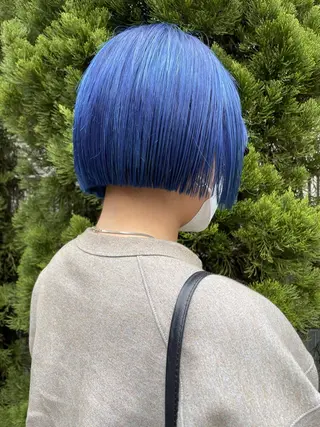 ショート カラー ハイトーン/ブリーチ /ウルフ⛓️MAKIのヘアスタイル