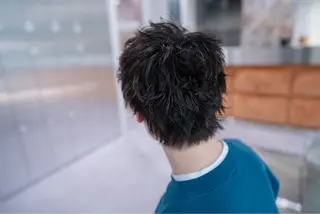 ショート パーマ メンズ fifth JINGUMAE所属・波巻きスパイラルパー マ/シャドウパーマ駿のヘアスタイル