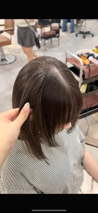 ミディアム カラー 赤み無し柔らかカラー 【梅田】madokaのヘアスタイル