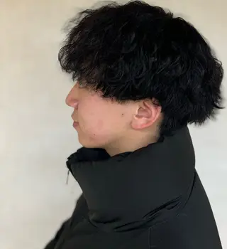 カラー パーマ メンズ メンズカット∕パーマ ∕縮毛矯正∕廣井永輝のヘアスタイル