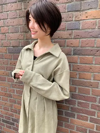 ショート calna by  elmo所属・ショート特化美容師 大阪京橋　大本　渉のヘアスタイル