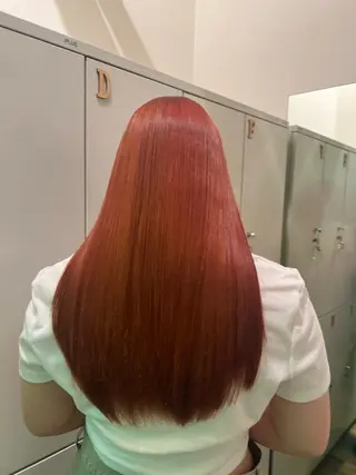 ロング ハイトーンカラー/エ クステ/デザインのヘアスタイル