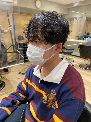 パーマ メンズ 🪽似合わせカラー RENA.🪽🩶のヘアスタイル