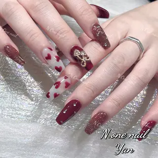 ネイル 長いだし/スカルプ/ パラシェルN.oneのネイルデザイン