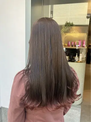 ロング やましたまゆ 上本町/谷九/カラーのヘアスタイル