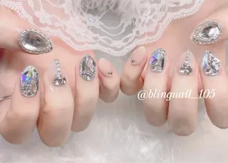 ネイル 23時まで❤︎韓国、 ワンホンネイルのネイルデザイン