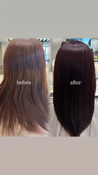 カラー 大橋 彩香のヘアスタイル