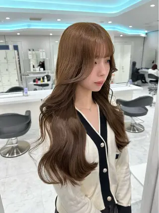 ロング カラー ♡上品韓国髪♡ブラ ウン/SAYATOのヘアスタイル