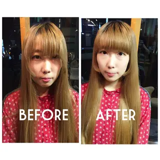 ロング 苅田 茂樹のヘアスタイル