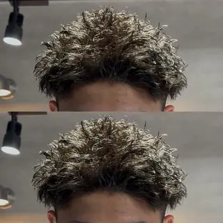 ショート パーマ指名率No1 メンズ特化ケイトのヘアスタイル