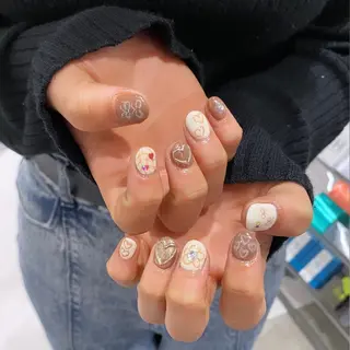 ネイル emu所属・けいこ🍊ニュアンス ネイル/個性派ネイルのネイルデザイン