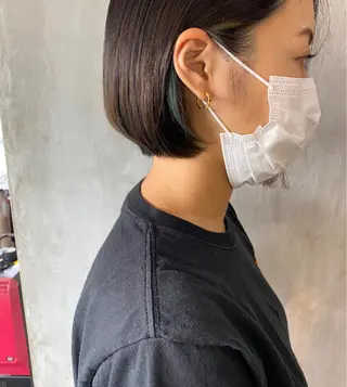ショート カラー ヘアアレンジ stylist/蛯谷 珠里のヘアスタイル