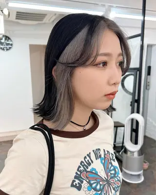 ミディアム カラー ✨髪質改善✨原宿 えのもと　はなのヘアスタイル