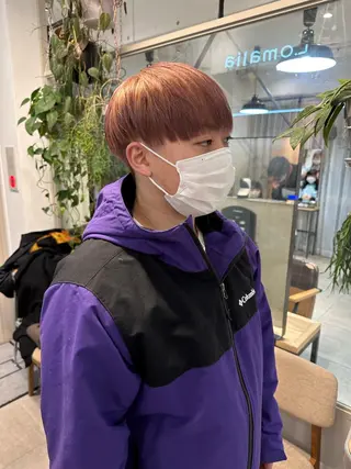 カラー メンズ REINA☁️透明感 カラー/ぷつっと♡のヘアスタイル