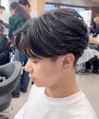 ショート カラー パーマ 福井祥太／海外風 /プードルパーマのヘアスタイル