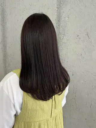 セミロング カラー Mariana雛/ 西大分/ハイライトのヘアスタイル