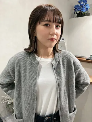 ショート ace share salon所属・Yurina 💖透明感カラー💖のヘアスタイル